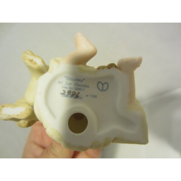 JAN HAGARA Royal Orleans Brianna sitter Brooke Crystal 3 figurines COA VINTAGE - Picture 6 of 11